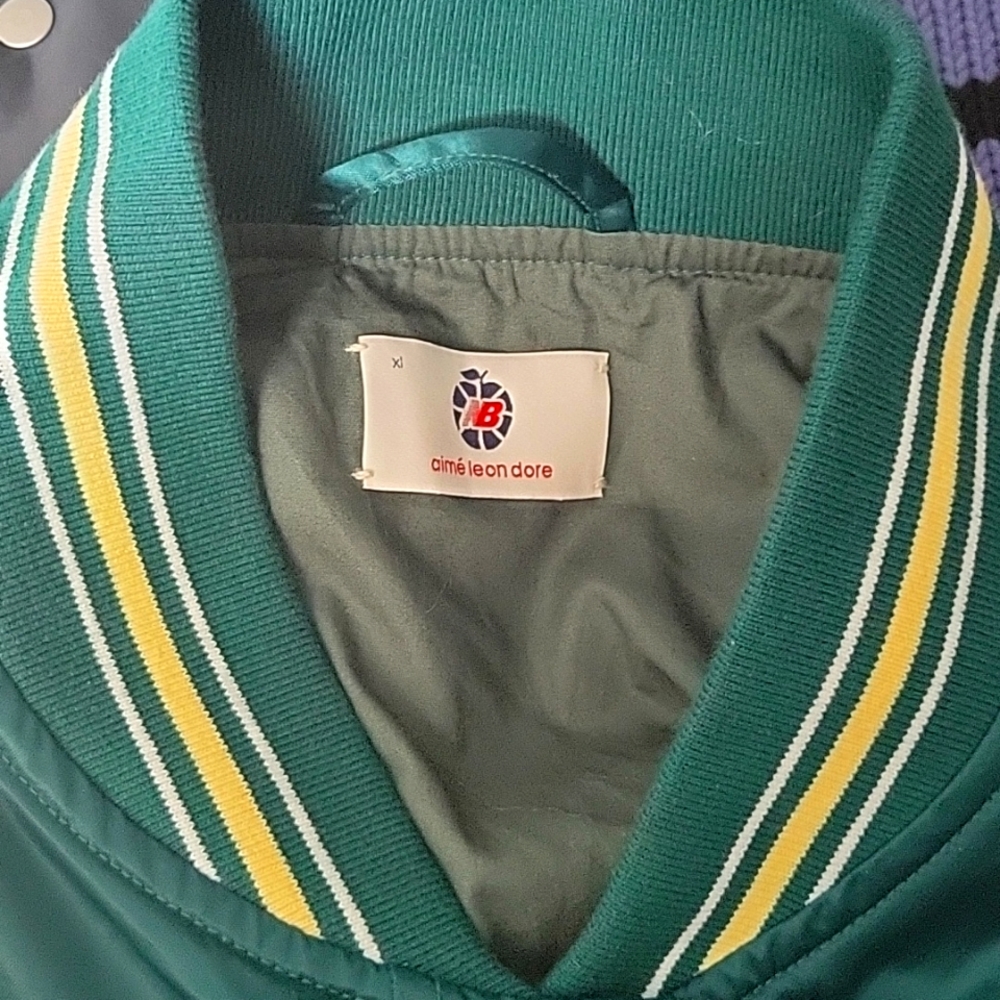 Aimé Leon Dore Ald / New Balance Team Jacket Botanical Green - Picture 4 of 7